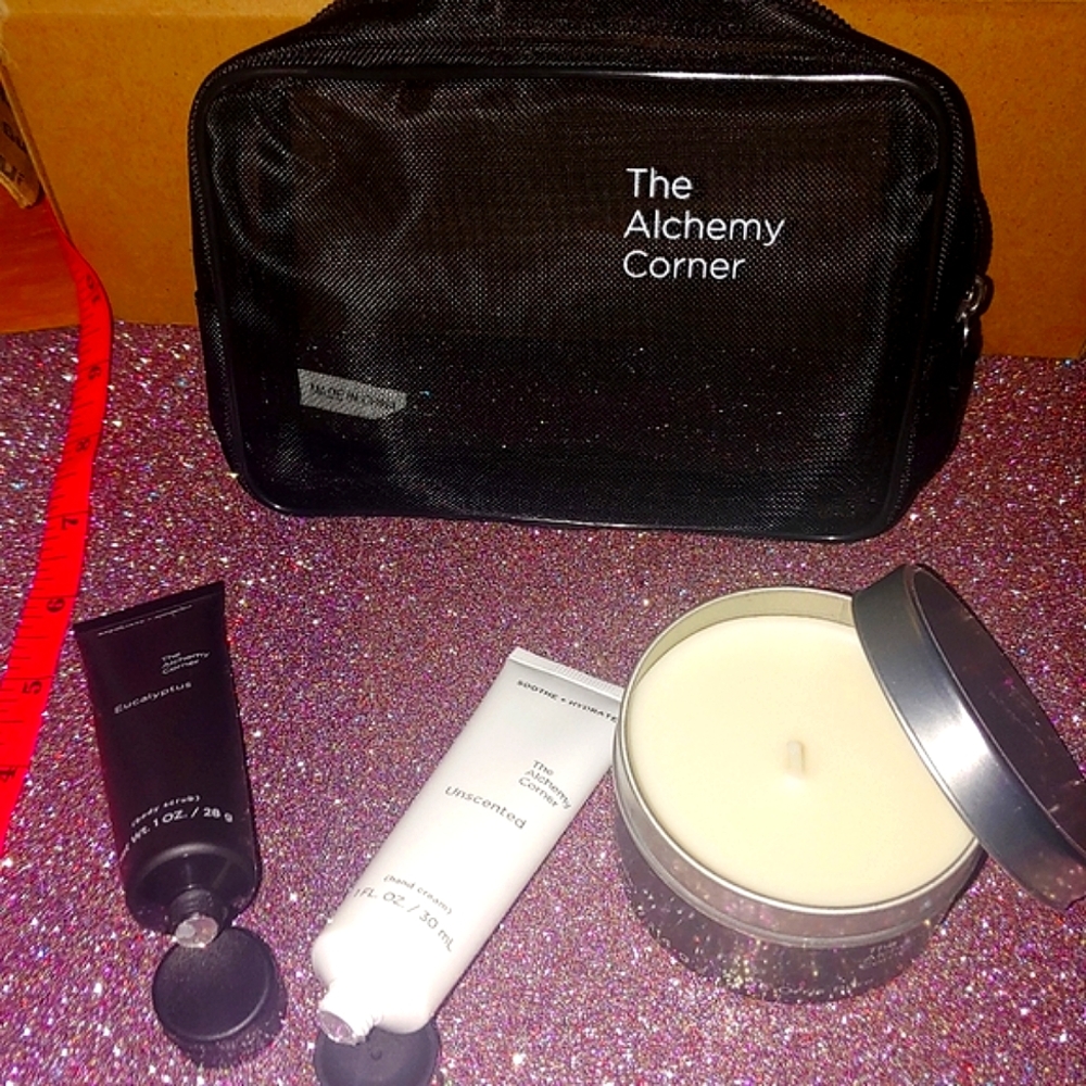 Relax & Unwind Travel Bundle The Alchemy Corner 26 Orris Pure Candle Eucalyptus